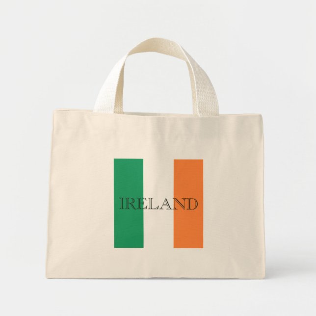 Irish Flagga Ireland Mini Tygkasse (Framsidan)