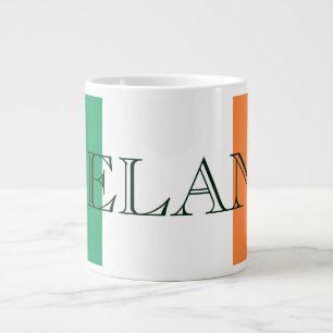 Irish Flagga Ireland mugcent Jumbo Mugg