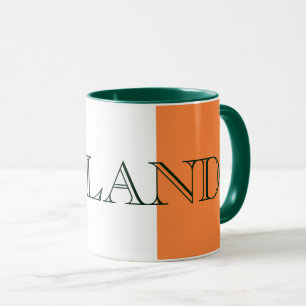 Irish Flagga Ireland mugcent Mugg