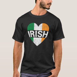 Irish Flagga Ireland Pride Funny Shamrock Leprecha T Shirt