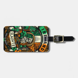 Irish Flagga Ireland Saint Patricks Day Slainte Bagagebricka