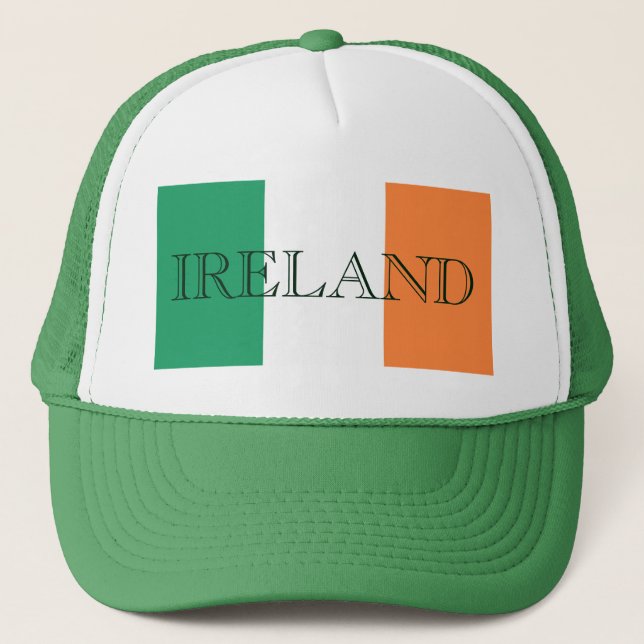Irish Flagga Ireland som Keps (Framsida)