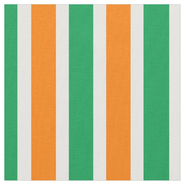 Irish Flagga & Ireland Trendig Fabric/mode Tyg (Närbild)
