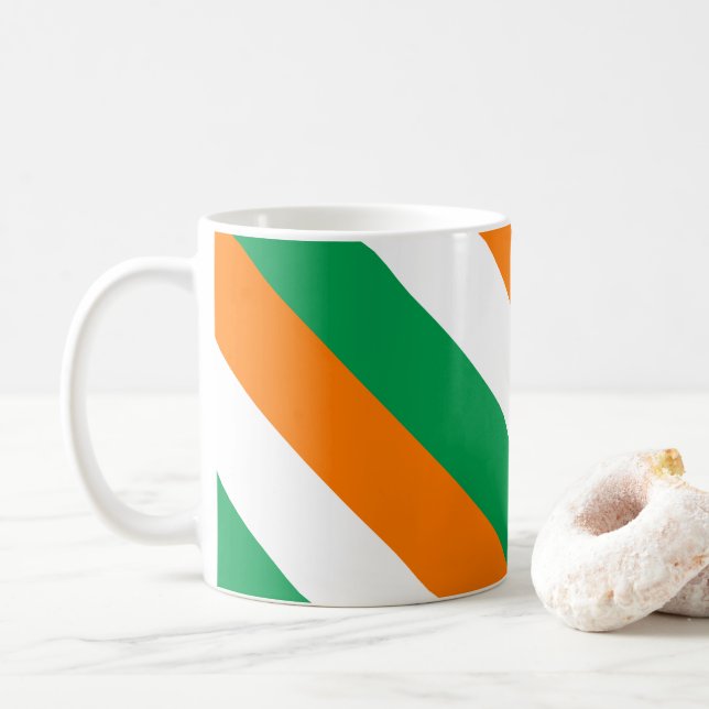 Irish Flagga Kaffemugg (Med munk)