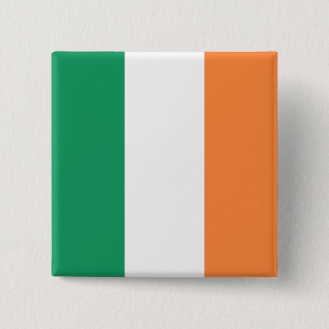 Irish Flagga Knapp (Framsida)