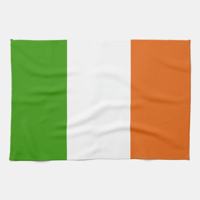 Irish Flagga Kökshandduk (Horisontell)