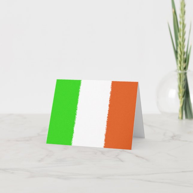 Irish Flagga Kort (Framsida)