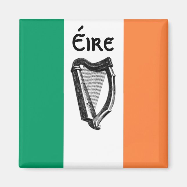 Irish Flagga Magnet (Framsidan)
