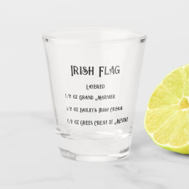 Irish Flagga Novelty Shot Glass