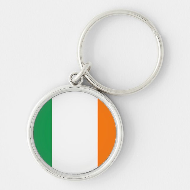 Irish Flagga Nyckelring (Framsidan)