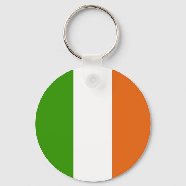 Irish Flagga Nyckelring (Framsida)
