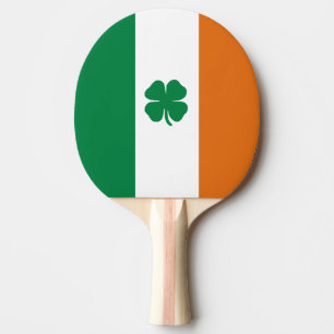 Irish Flagga Patriotic Ireland Flagga Lucky Klöver Pingisracket