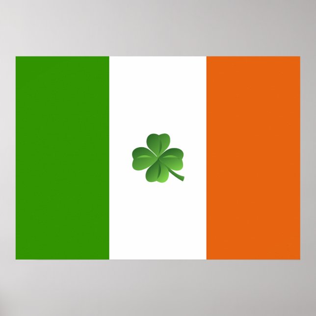 Irish flagga poster (Framsidan)