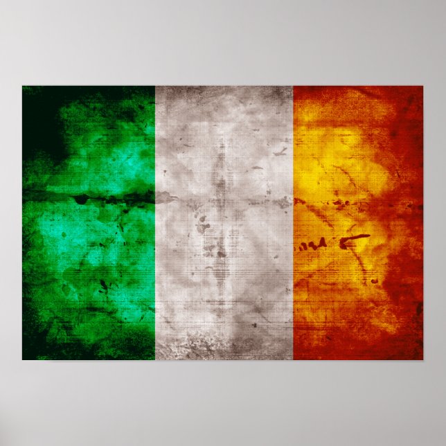 Irish Flagga Poster (Framsidan)