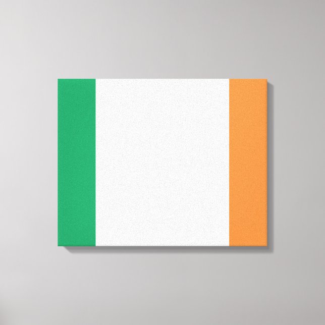 Irish Flagga (Republiken Irland) (ROI) (Eire) Canvastryck (Framsida)