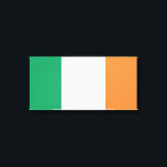 Irish Flagga (Republiken Irland) (ROI) (Eire) Canvastryck<br><div class="desc">Denna utformning är utmärkande för Republiken Irlands flagga, som är ett land i norra Västern av Europa. Republiken Irland består av 26 av de 32 grevskapen på ön Irland (som också på iriska är känt som Éire och i Ulster Scots som Airlann); de andra grevskapen utgör Nordirland, en del av...</div>