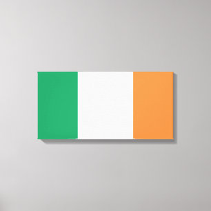Irish Flagga (Republiken Irland) (ROI) (Eire) Canvastryck