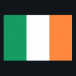 Irish Flagga - Republiken Irland - ROI Eire Poster<br><div class="desc">Irish Flagga - Republic of Ireland - ROI - Flagga of Ireland - Bratach na hÉireann - Eire Poster, Dublin, Kork, Limerick, Waterford, Galway</div>
