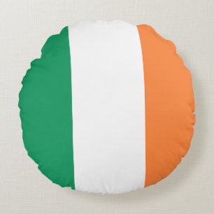 Irish Flagga Round tpcn Rund Kudde