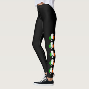 Irish Flagga Shamrock Leggings