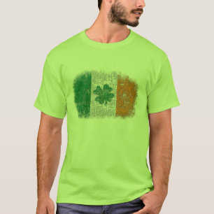 Irish Flagga St paddys day T Shirt