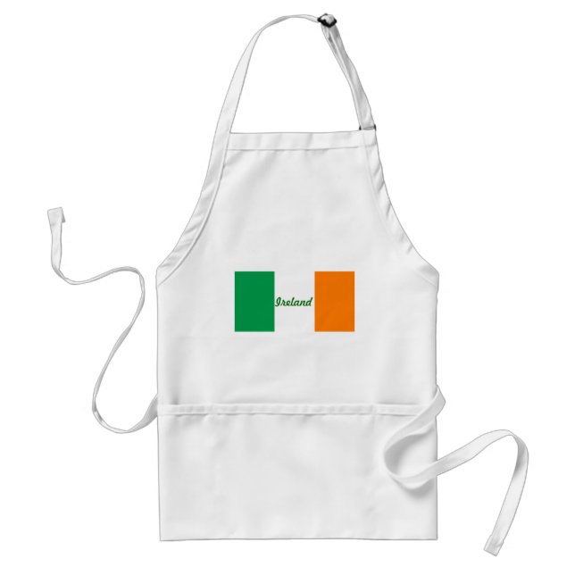 Irish Flagga/St patrick's day Förkläde (Framsidan)