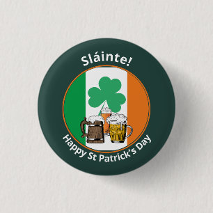 Irish Flagga St patricks day Knapp