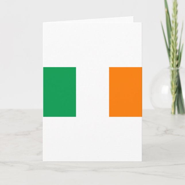 Irish Flagga/St patrick's day Kort (Framsida)