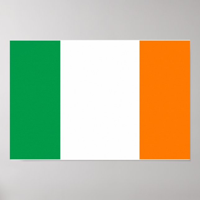 Irish Flagga/St patrick's day Poster (Framsidan)