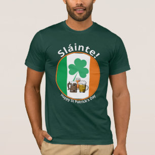 Irish Flagga St patricks day T Shirt