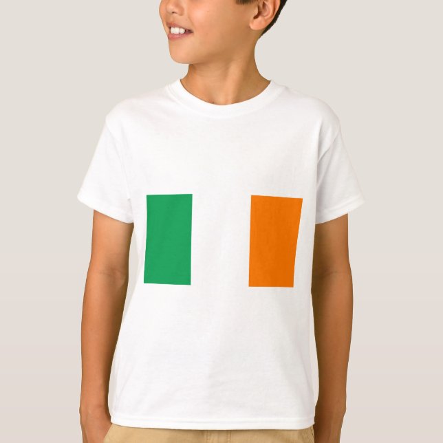 Irish Flagga/St patrick's day T-shirt (Framsida)