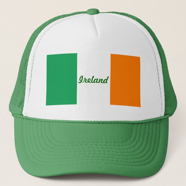 Irish Flagga/St patrick's day Truckerkeps (Framsida)