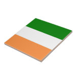 Irish Flagga Tile Kakelplatta<br><div class="desc">Den här designen har en irländsk flagga. Det kan vara använda för många projekt,  t.ex. ett bakslag för en irländsk pub eller en handgjord dekanter. Visa pridet med den här panelen.</div>