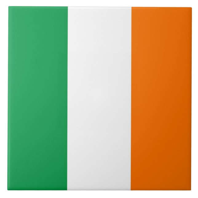 Irish Flagga Tile Kakelplatta (Framsidan)