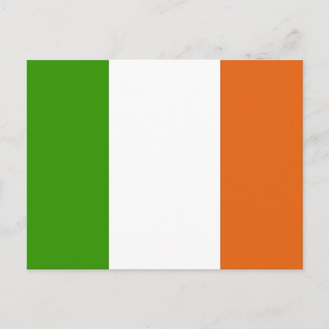 Irish Flagga Vykort (Framsida)