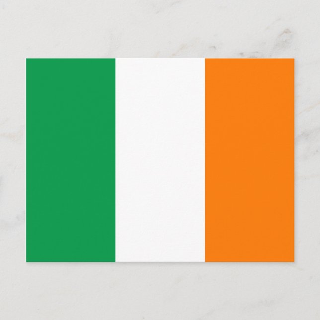Irish Flagga Vykort (Framsida)