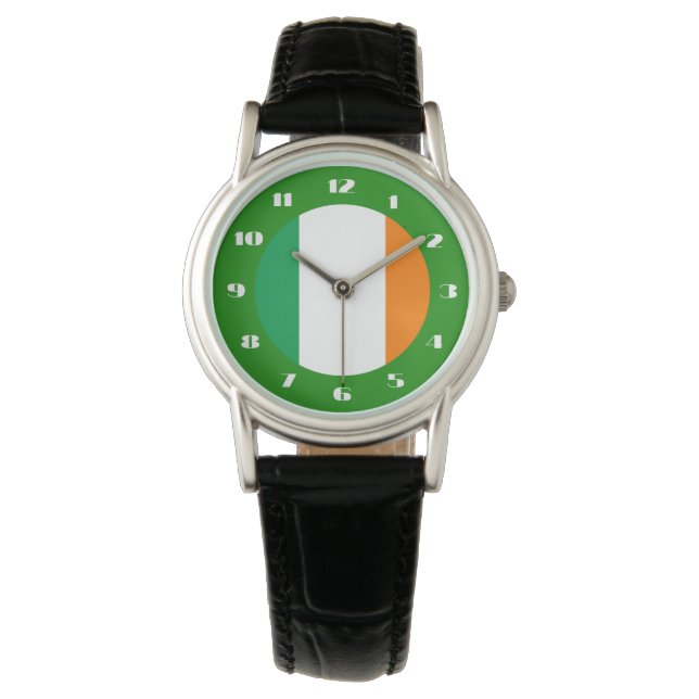 Irish flagga Watch Armbandsur (Framsida)