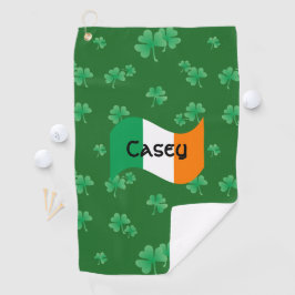 Irish Flagga with Shamrocks Personlig
