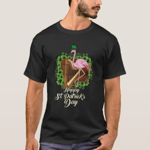 Irish Flamingo Grönt Saint patrick Day Lucky St Pa T Shirt