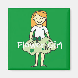 Irish Flower Girl Magnet