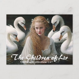 Irish Folklore The Children of Lir Vykort