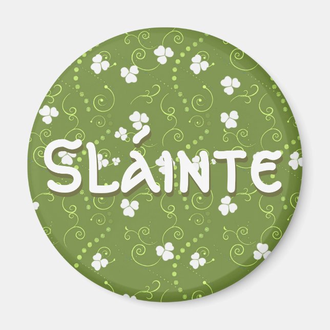 Irish for Cheers or Health Magnet (Framsidan)