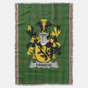 Irish Francis Jackar Arm Family Crest Ireland Filt
