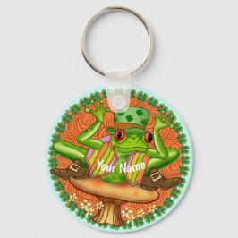 Irish Frog Nyckelring