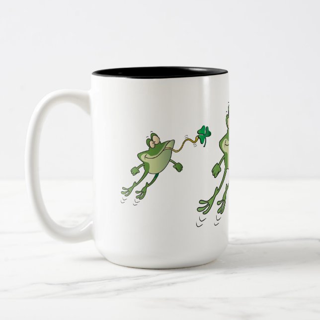 Irish Frog Två-Tonad Mugg (Vänster)
