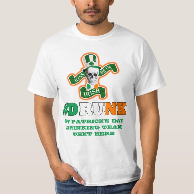 Irish full St patricks day Tee Shirt (Framsida)