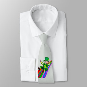 IRISH FUNNY LEPRECHAUN tie Slips