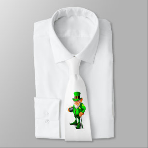 IRISH FUNNY LEPRECHAUN tie Slips