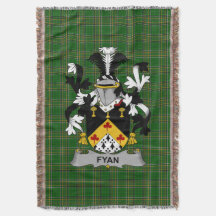 Irish Fyan eller Faghan Jackar om Arm Family Crest