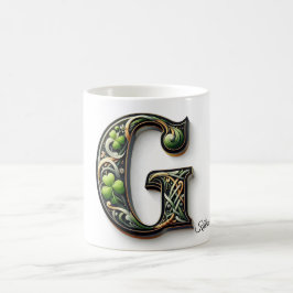 Irish G Monogram Coffee Mug Kaffemugg